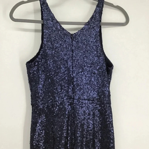 DO+BE Women’s All Sequined Party Special Occasion Bodycon Dress Dark Blue Size M - Picture 4 of 8